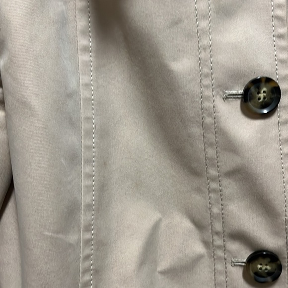 Host Pick Loft Women's Size 4 Petite Tan Pea Coat W/Pockets - Picture 14 of 15